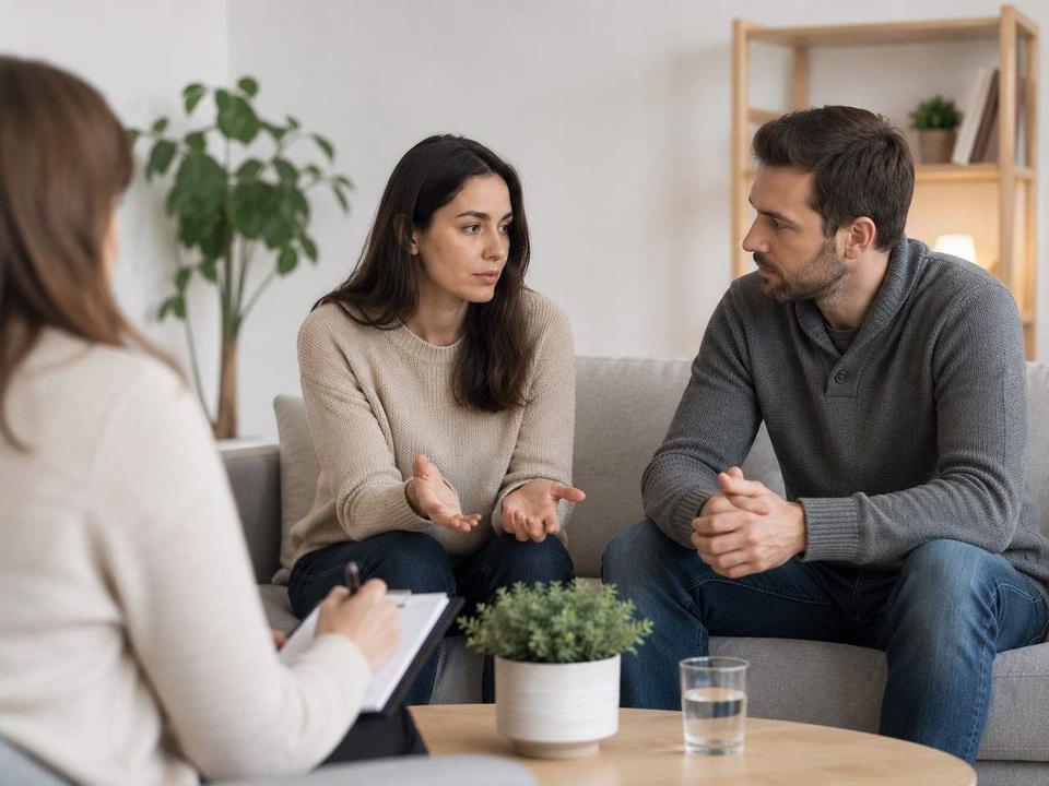 Problemi u vezi – par u razgovoru sa psihoterapeutom